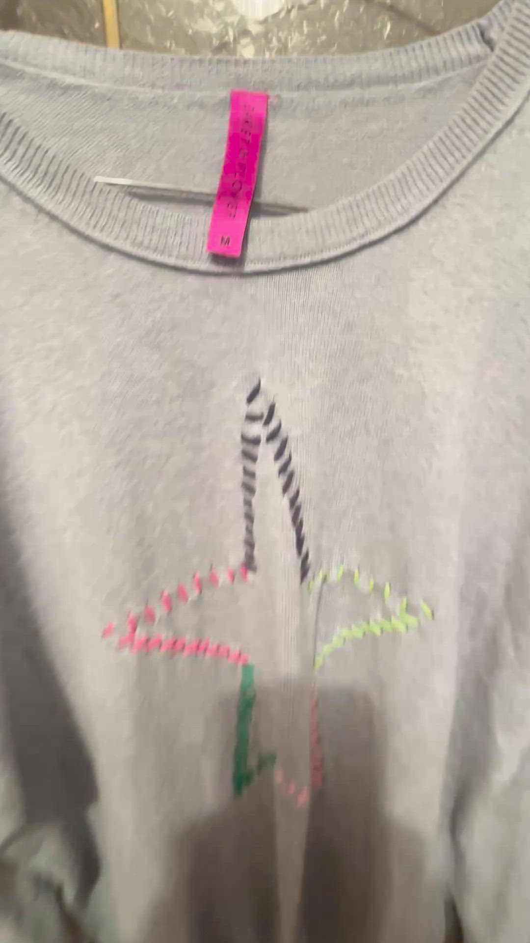 ZAK & PLOVER “SUPERSTAR” SWEATER SIZE M