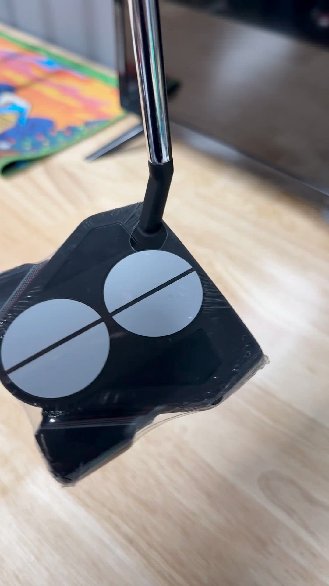 Brand New Odyssey Two ball Tour Lined 10 Putter With New BGT Stability Carbon Shaft 35inches