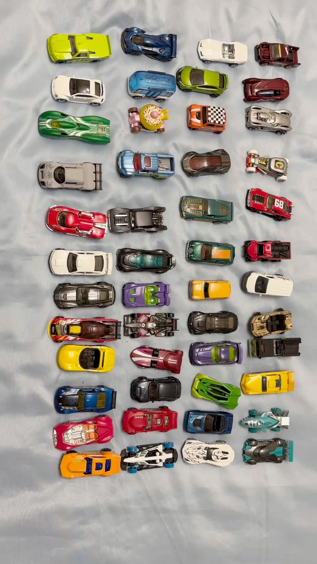 Lot Of 48 Diecast Cars - HotWheels, Matchbox, Etc. Muscle, Fantasy, & JDM