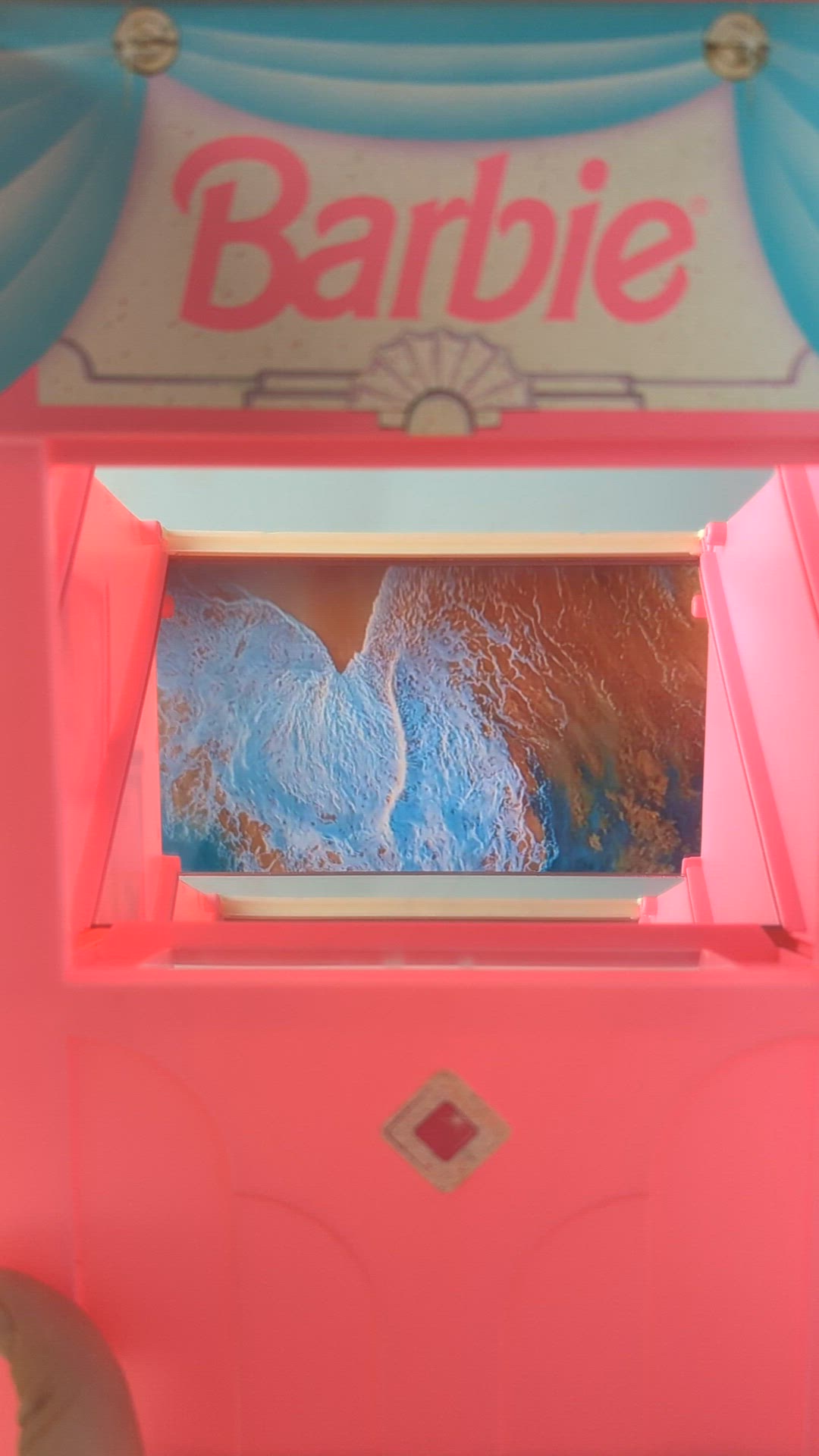 Barbie Magical Screen Movie Theater & Snack Bar Playset Mattel 1995 Incomplete Vintage 90s collectible Barbie Doll toys