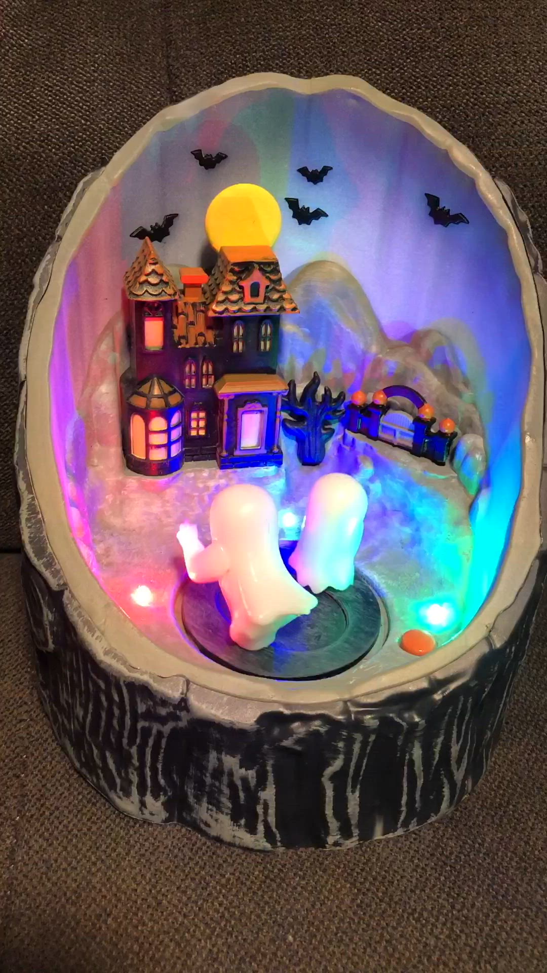 Hyde and Eek Halloween Animated Graveyard Ghosts Musical Lighted Decor