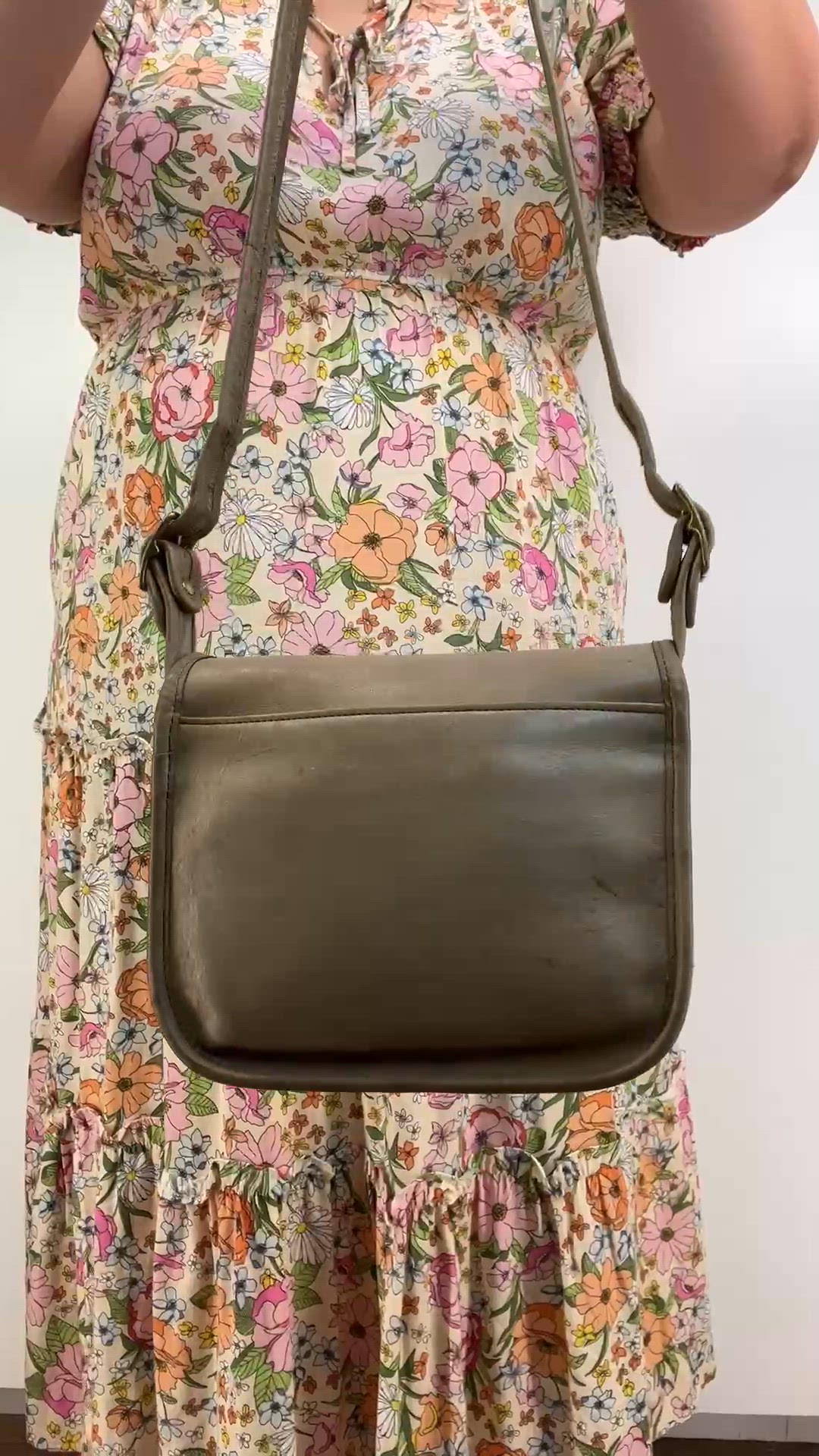 Coach Mini Pouch Leather Bag