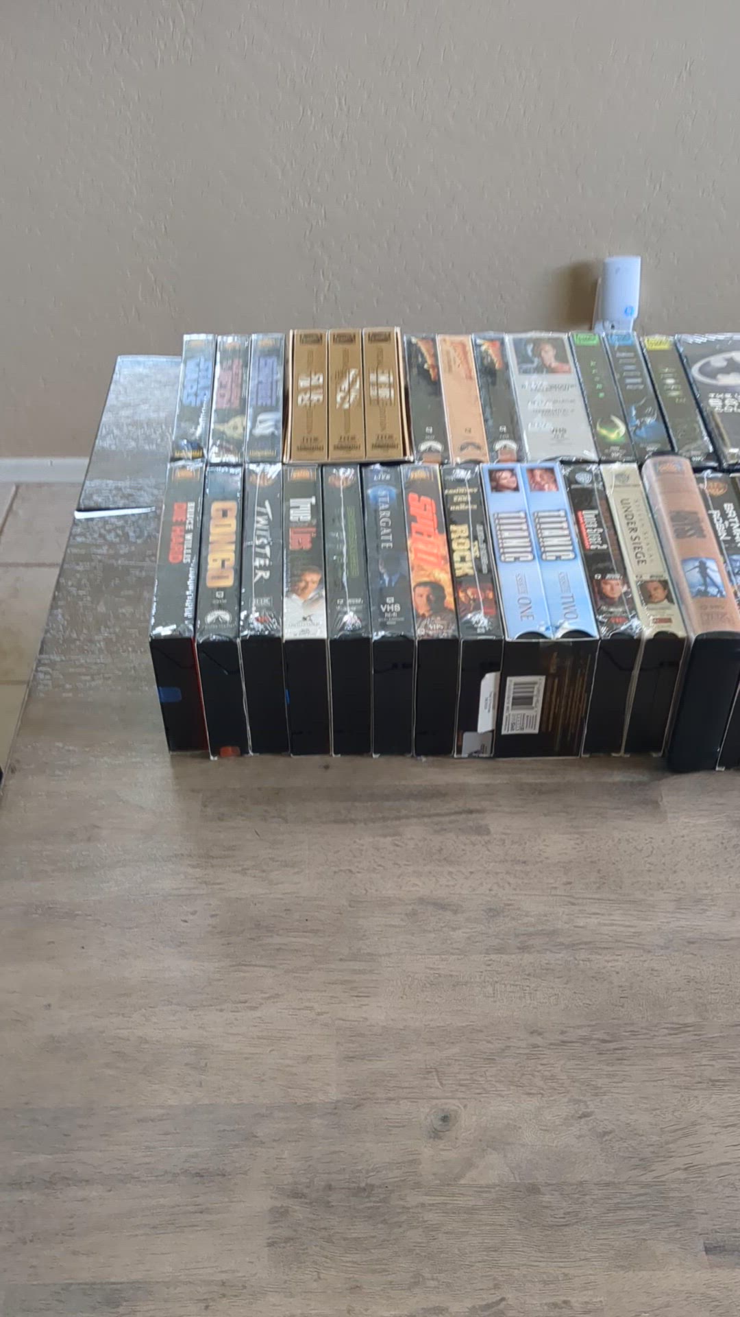 LOT 0F 35 VHS-GREAT 70'S  80'S 90'S TITLES-VERY GOOD CONDITION