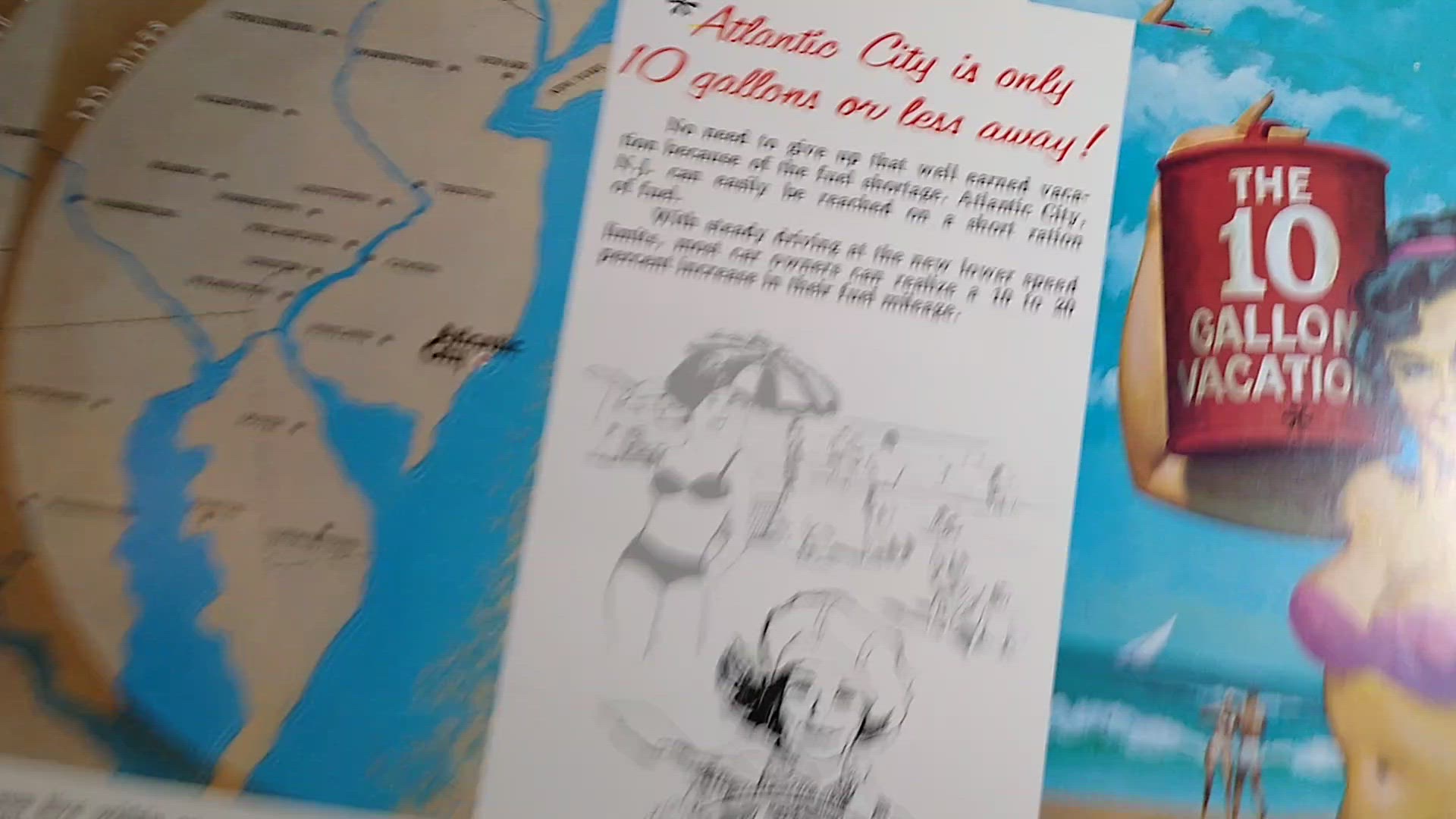 Lot Of (15) Atlantic City New Jersey Brochures Beach Town Miss America Rolling Chairs Hotels 1974 NOS