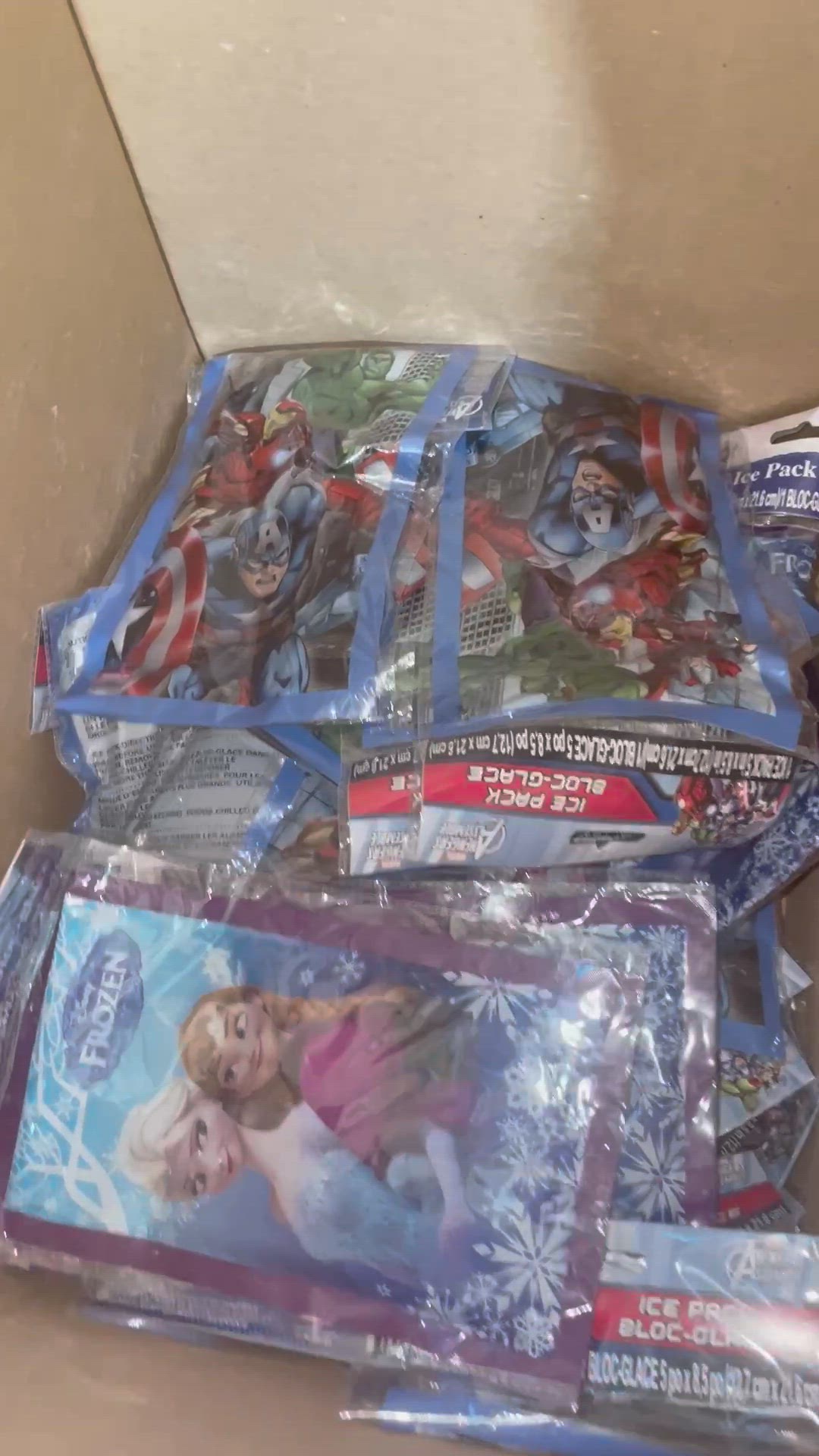 34 NEW Ice Packs Avengers And Disney