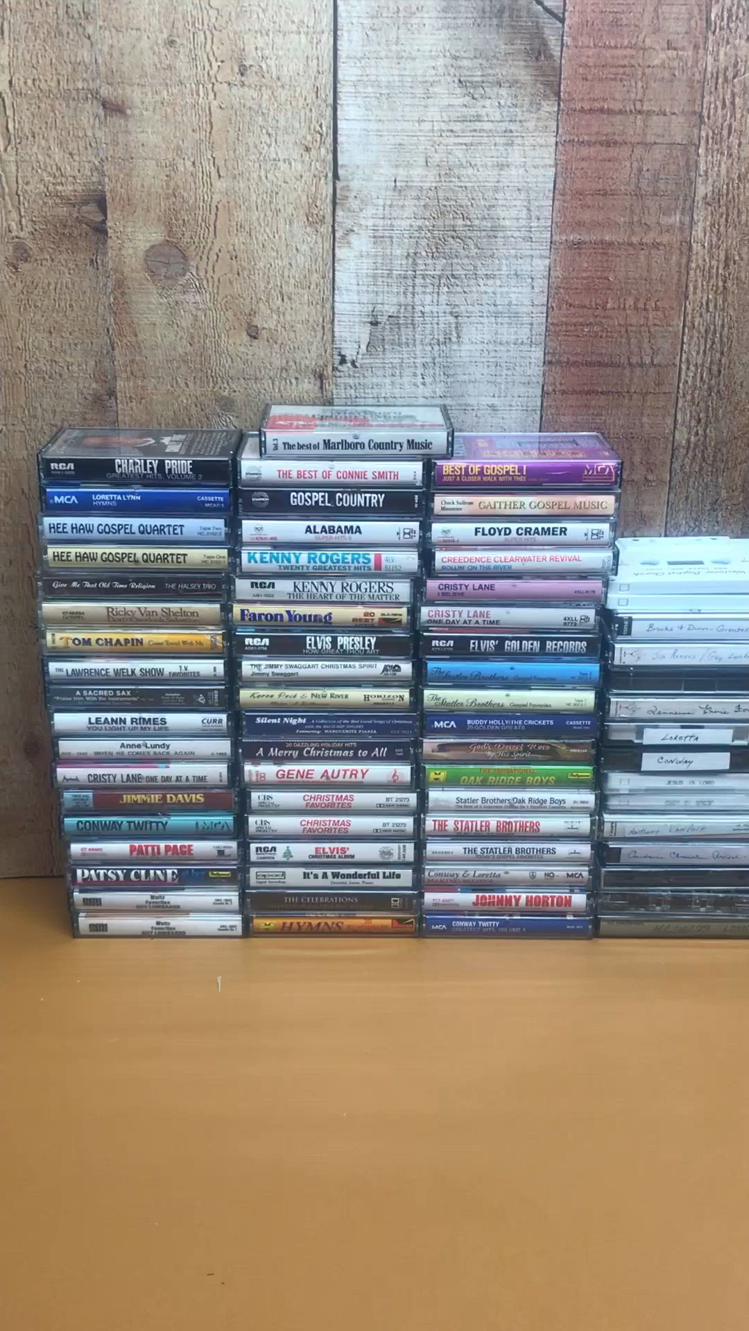 70 Cassette Lot Country/gospel 