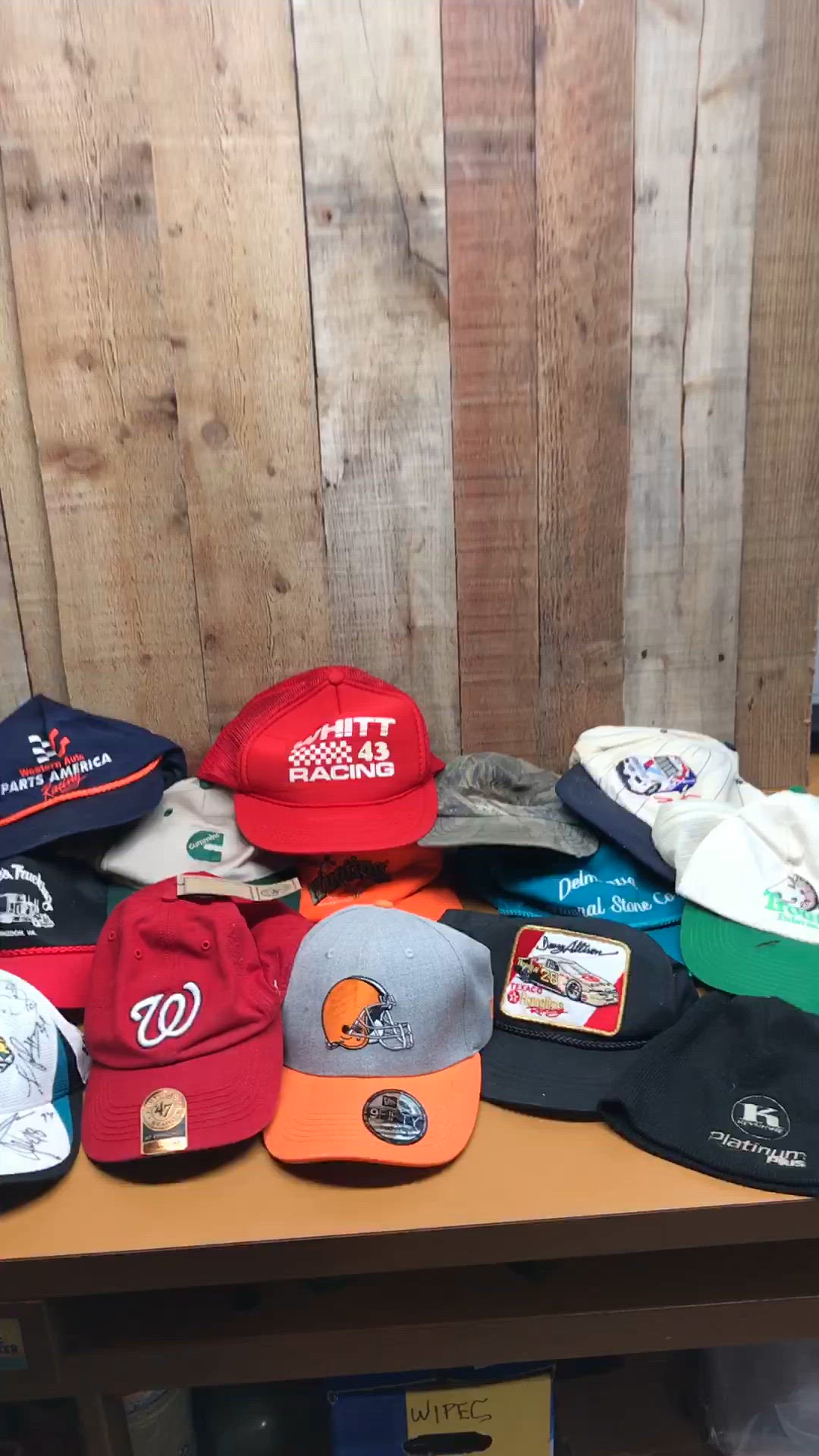 12 Vintage Hats And 1 Beanie