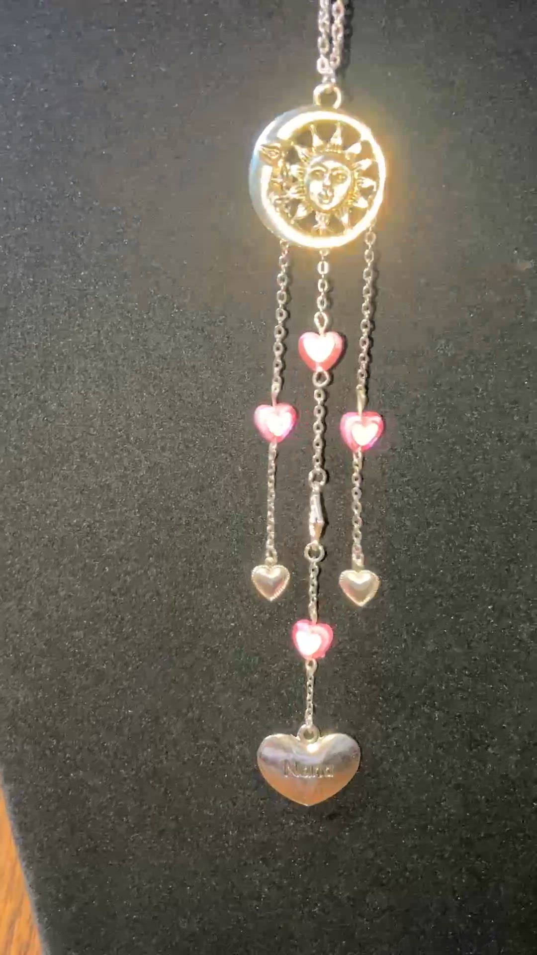 Nana Heart Sun Catcher!  8 1/2” Long!