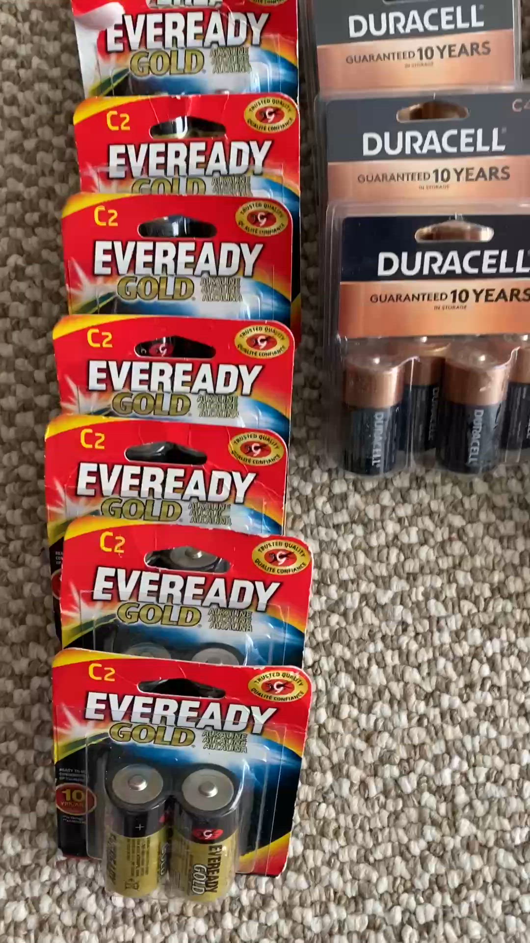 “C”Batteries Lot Of 46