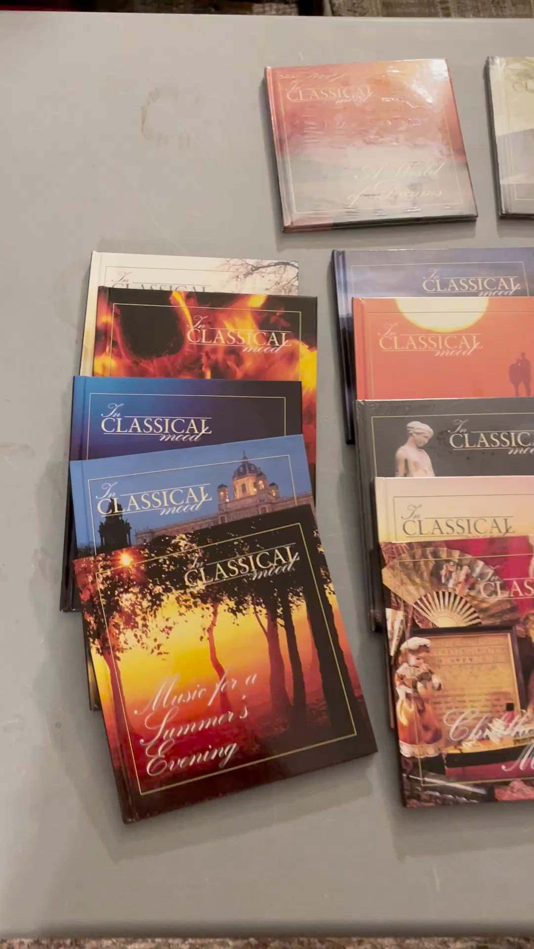 Lot of 22 Classical Mood Book CD Sets