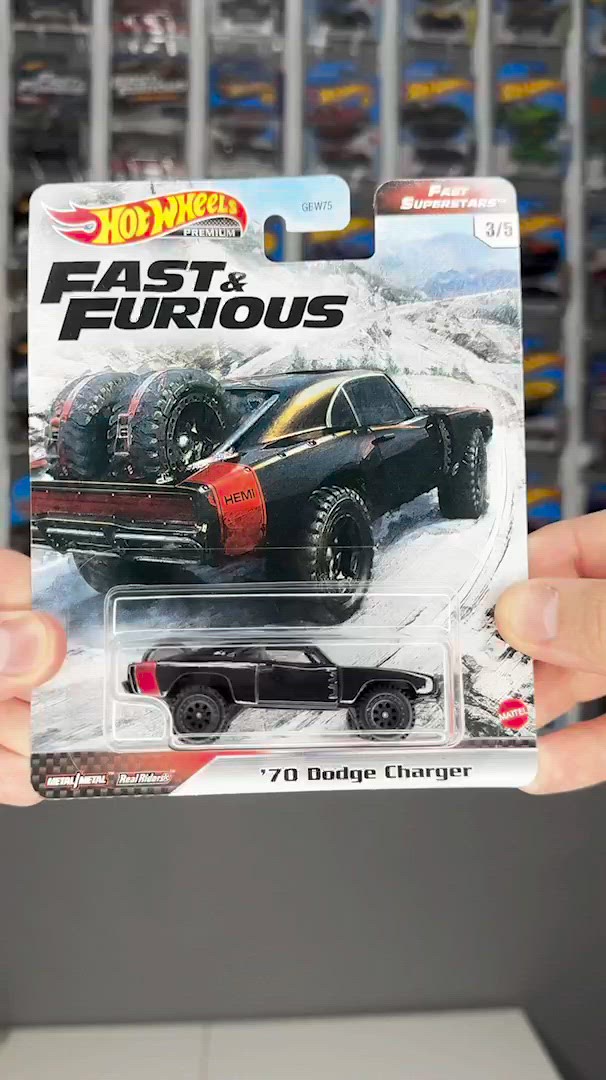 Hotwheels Premium Fast & Furious - 19 70 Dodge Charger #3/5 (Fast Superstars)