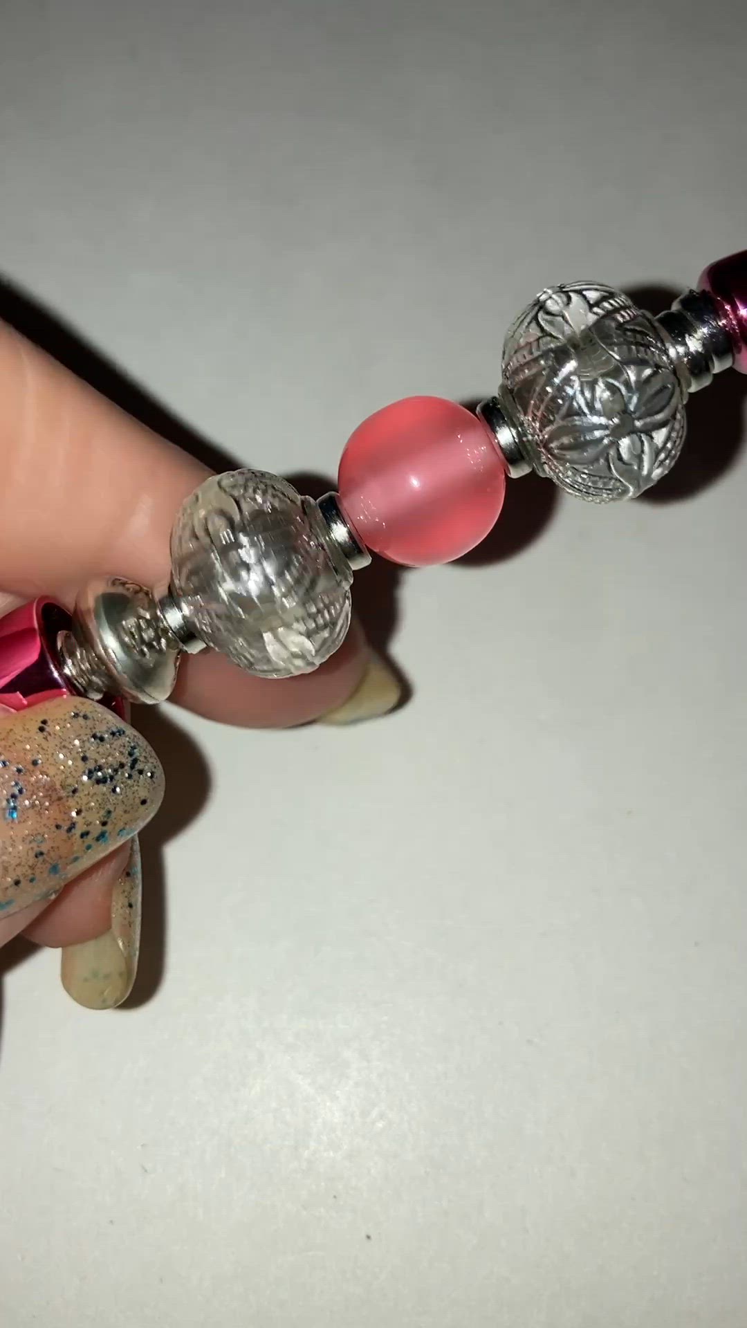 UV Reactive Fidget Pen Handmade By Me! Black Ink! 5 1/4”
