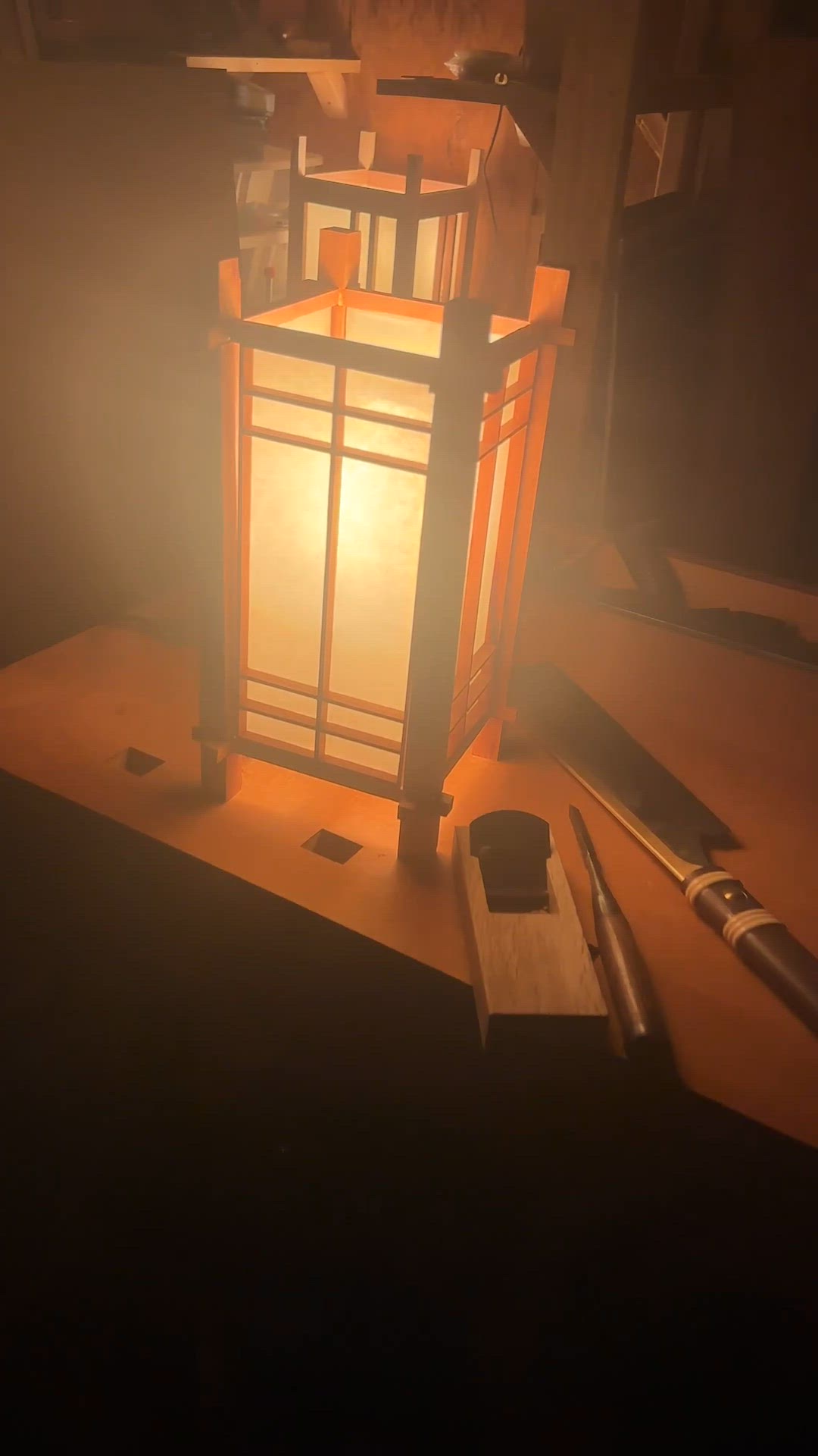 4 Instruments Series - Kumiko Lamp (Cherry)