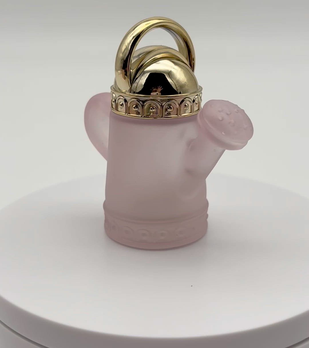 Avon Dream Garden Pink Watering Can Perfume Bottle Empty With Box