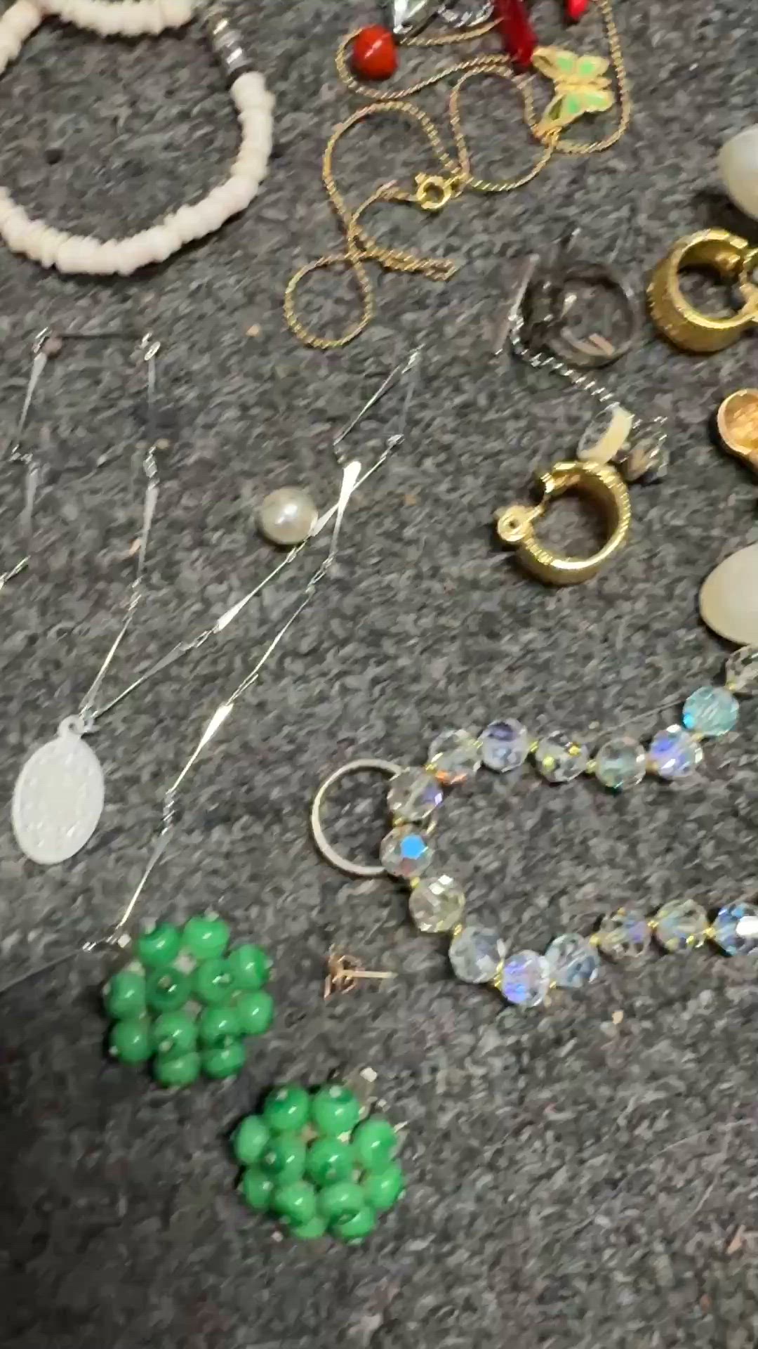 Costume Jewelry Lot - Earrings, Necklaces, Bracelets