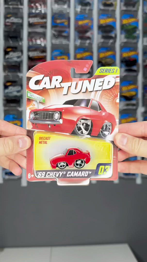 CARTUNED Series 1 - 1969 Chevy Camaro #03 MGA DIECAST METAL