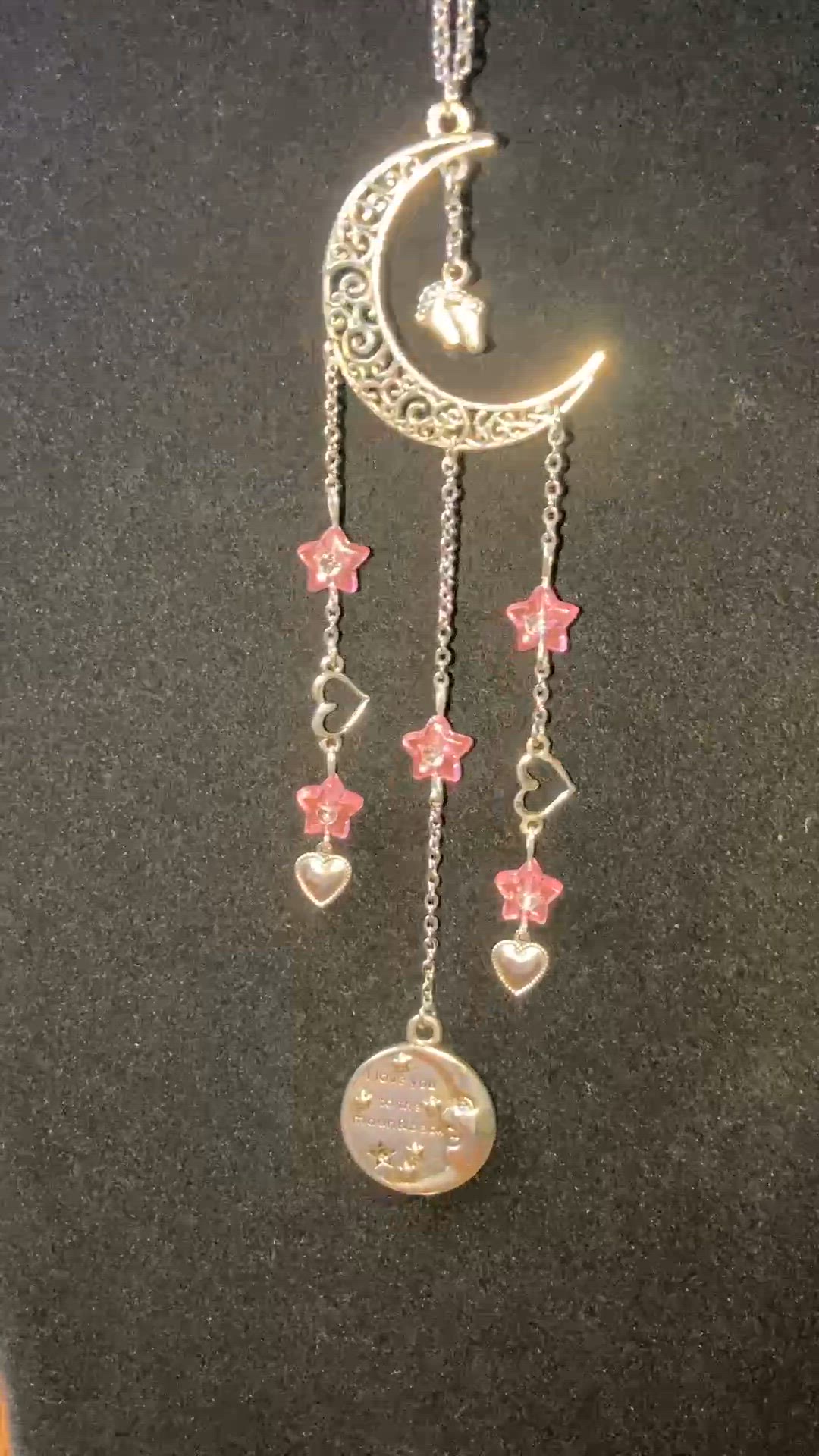 Baby Girl Love You To The Noon And Back Sun Catcher!  8 3/4” Long!