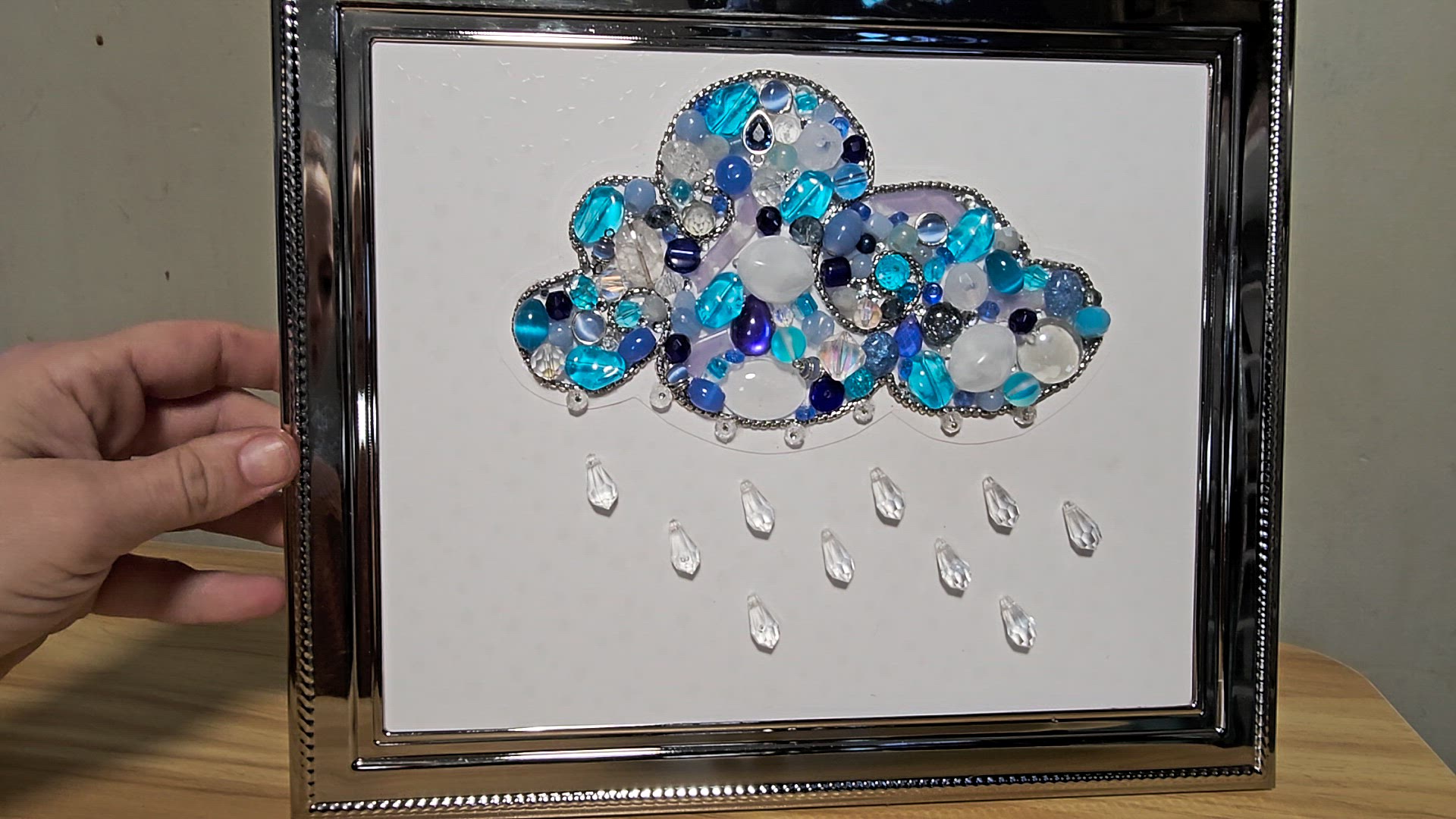 Jeweled Rain Cloud Wall Art