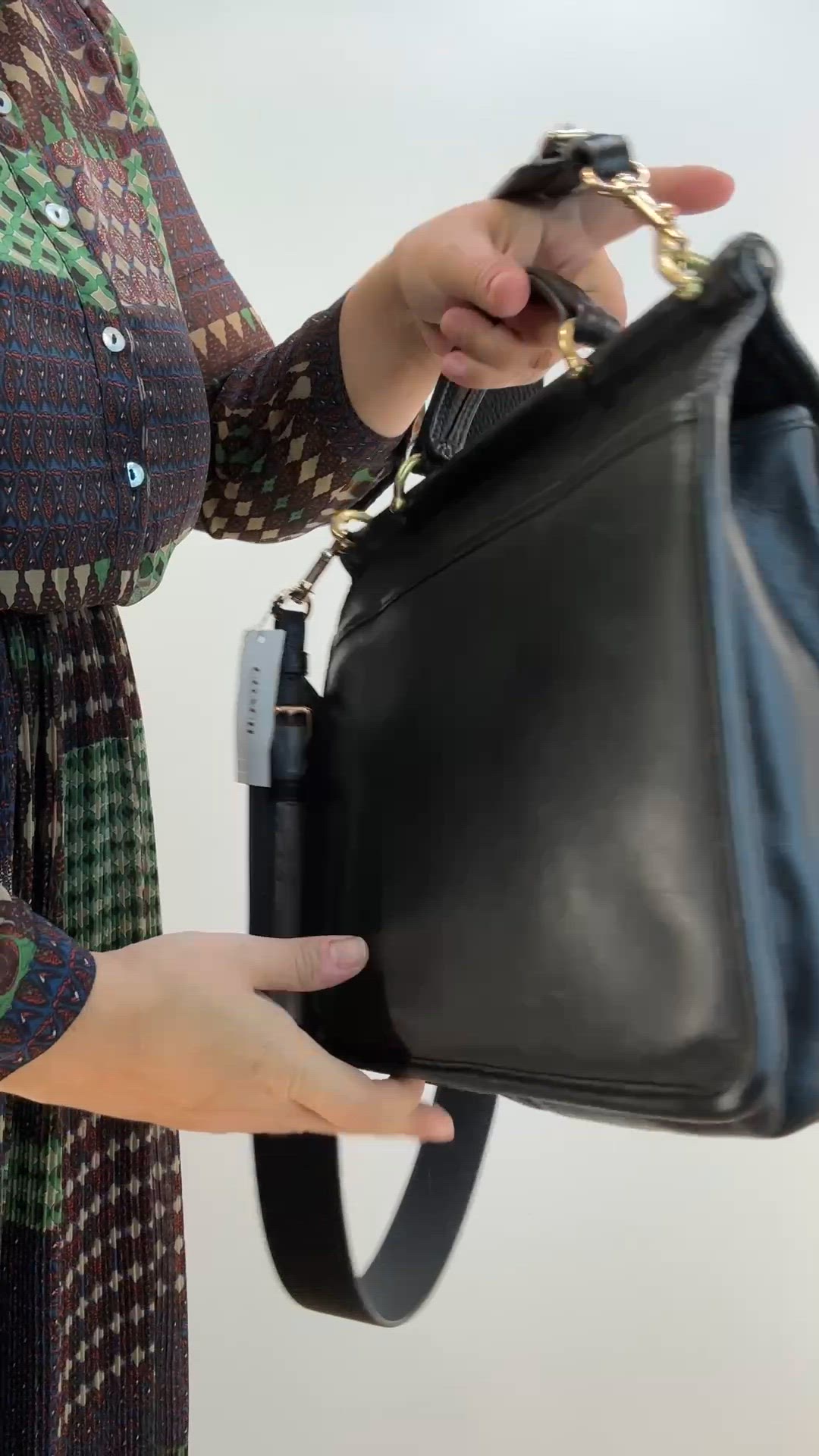 Coach Willis Bag 9927 Leather Crossbody Black