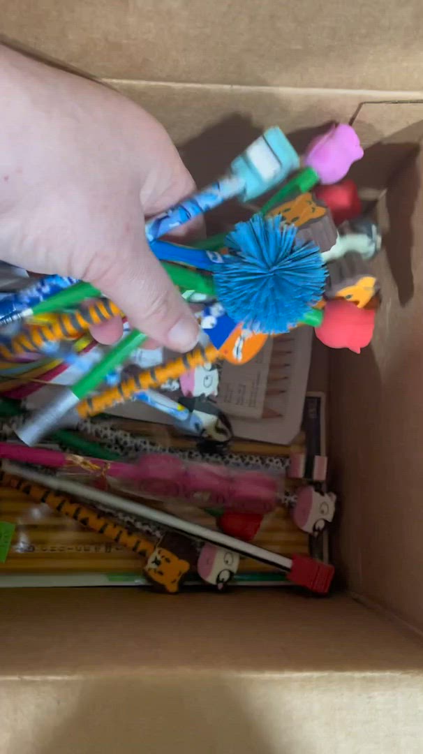 Huge lot Of Dozens Of Pencils - Mostly Decorative Some vintage