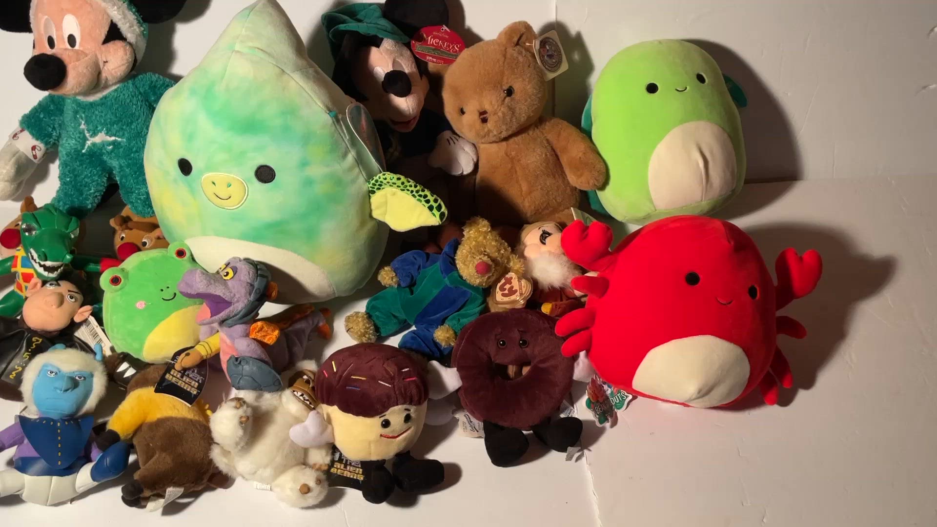 Lot of 17 Plush Variety Lot with Original Tags - NOS See pics for Selection