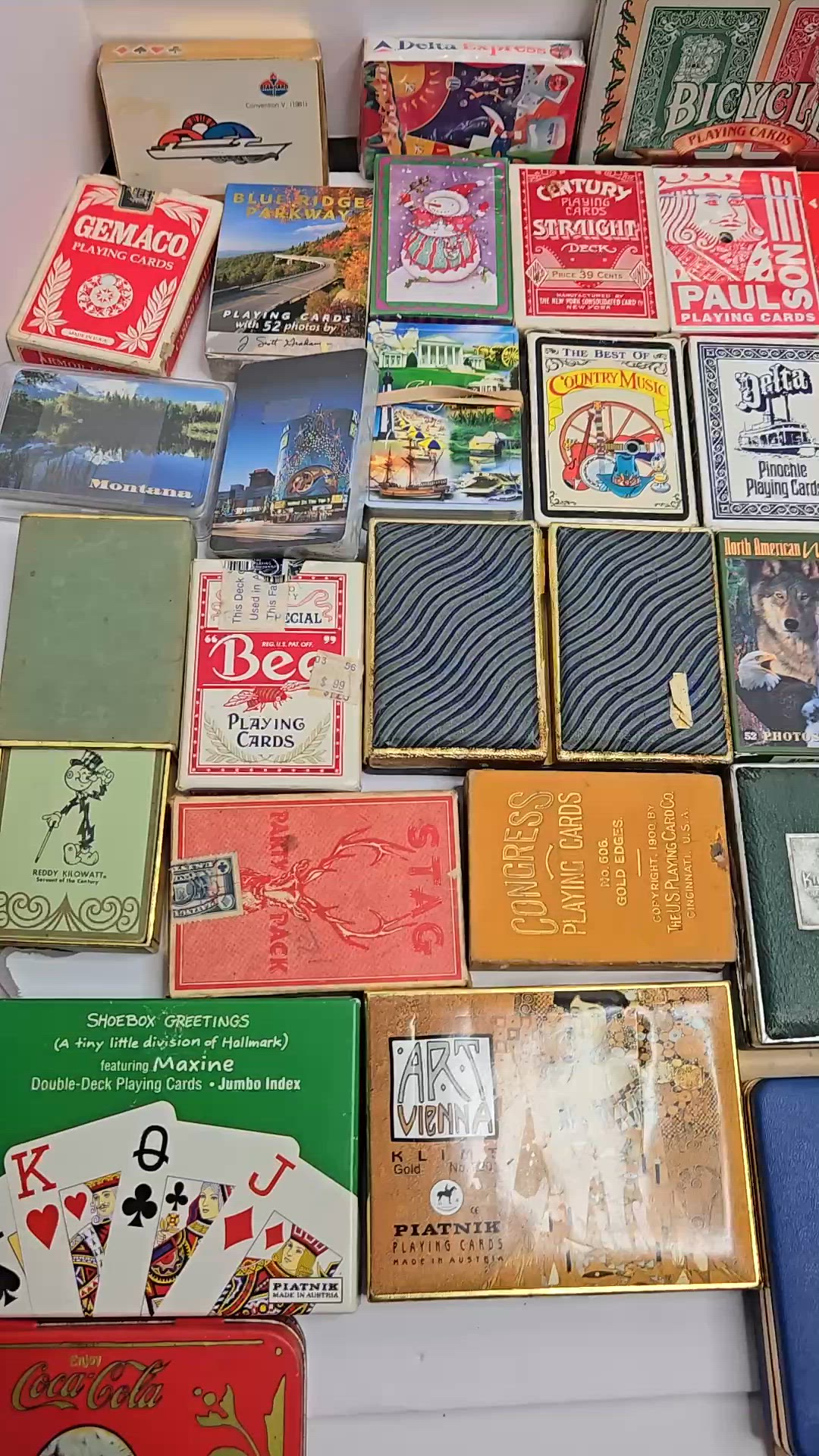 Lot Of 50+ Vintage & Collectible Decks Of Playing Card